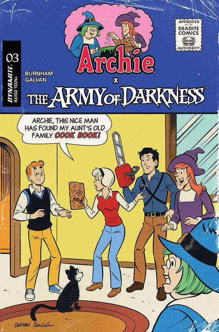 ARCHIE X ARMY OF DARKNESS #3 CVR B BILL GALVAN VAR ISBN: 72513036283403021 - FOC DATE: 3/9/26  - Release Date: 4/8/26