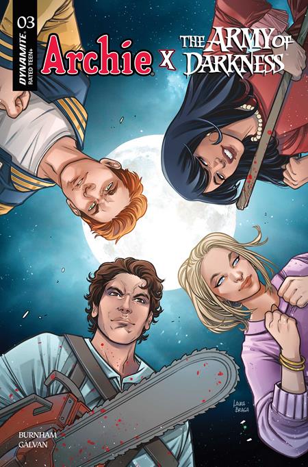 ARCHIE X ARMY OF DARKNESS #3 CVR C LAURA BRAGA VAR ISBN: 72513036283403031 - FOC DATE: 3/9/26  - Release Date: 4/8/26