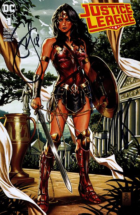 DF JUSTICE LEAGUE #1 CSA EXCLUSIVE VARIANT SIGNED BY SCOTT SNYDER AND MARK BROOKS ISBN: 72513036465400100 - FOC DATE: 3/2/26  - Release Date: 4/29/26
