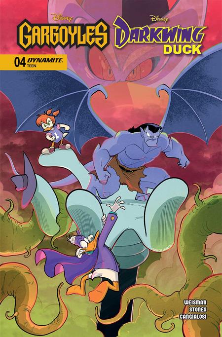 GARGOYLES DARKWING DUCK #4 CVR C CARLO LAURO VAR ISBN: 72513036250604031 - FOC DATE: 3/8/26  - Release Date: 4/1/26