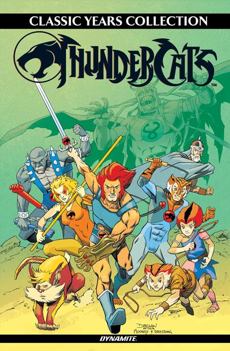 THUNDERCATS CLASSIC YEARS COLLECTION OMNIBUS HC HOMAGE COVER SIGNED BY DECLAN SHALVEY ISBN: 9781524128845 - FOC DATE: 3/2/26  - Release Date: 4/8/26