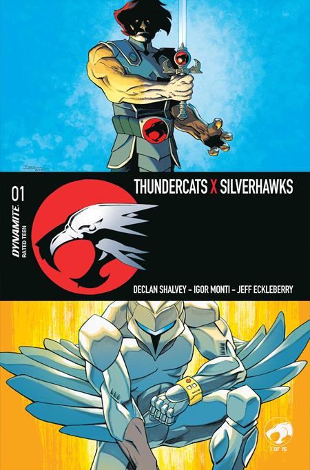 THUNDERCATS X SILVERHAWKS #1 CVR A DECLAN SHALVEY ISBN: 72513036404301011 - FOC DATE: 3/9/26  - Release Date: 4/8/26