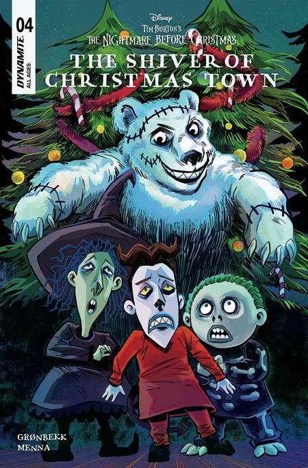 TIM BURTONS THE NIGHTMARE BEFORE CHRISTMAS THE SHIVER OF CHRISTMAS TOWN #4 CVR B SOO LEE VAR ISBN: 72513036048904021 - FOC DATE: 3/8/26  - Release Date: 4/1/26
