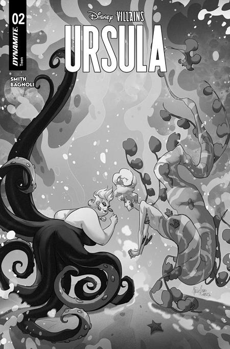 DISNEY VILLAINS URSULA #2 CVR M MIRKA ANDOLFO LINE ART VAR ISBN: 72513036284102131 - FOC DATE: 3/8/26  - Release Date: 4/1/26