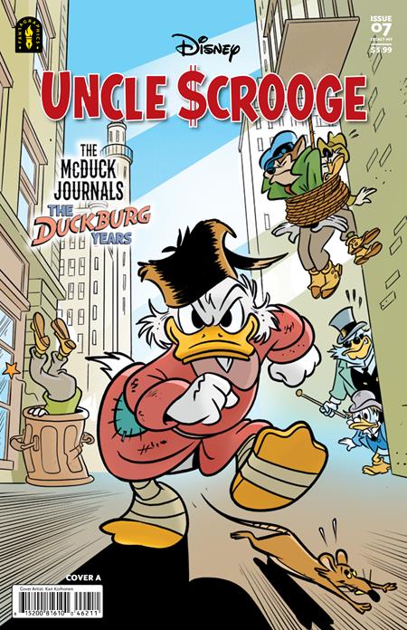 UNCLE SCROOGE LEGACY #467 THE MCDUCK JOURNALS THE DUCKBURG YEARS  CVR A KARI KORHONEN ISBN: 61520081610046711 - FOC DATE: 3/8/26  - Release Date: 4/15/26