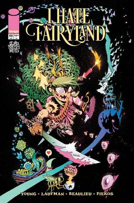 I HATE FAIRYLAND #50 CVR G JIM MAHFOOD VAR (MR) ISBN: 70985301979405071 - FOC DATE: 4/5/26  - Release Date: 4/29/26