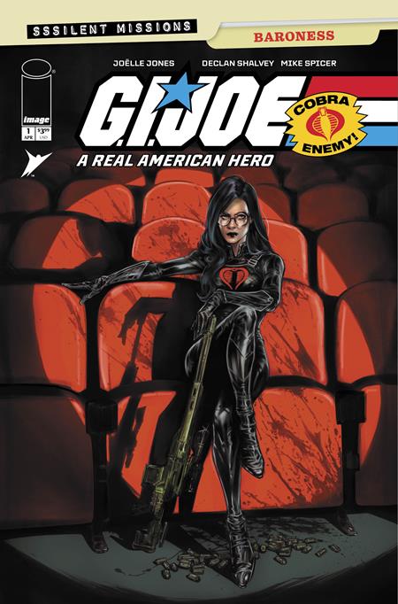 GI JOE A REAL AMERICAN HERO SSSILENT MISSIONS BARONESS #1 (ONE SHOT) CVR A JOELLE JONES ISBN: 70985304624000111 - FOC DATE: 3/8/26  - Release Date: 4/1/26
