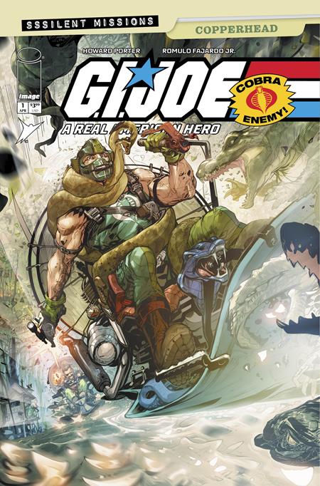 GI JOE A REAL AMERICAN HERO SSSILENT MISSIONS COPPERHEAD #1 (ONE SHOT) CVR A HOWARD PORTER & ROMULO FAJARDO JR ISBN: 70985304625700111 - FOC DATE: 3/29/26  - Release Date: 4/22/26