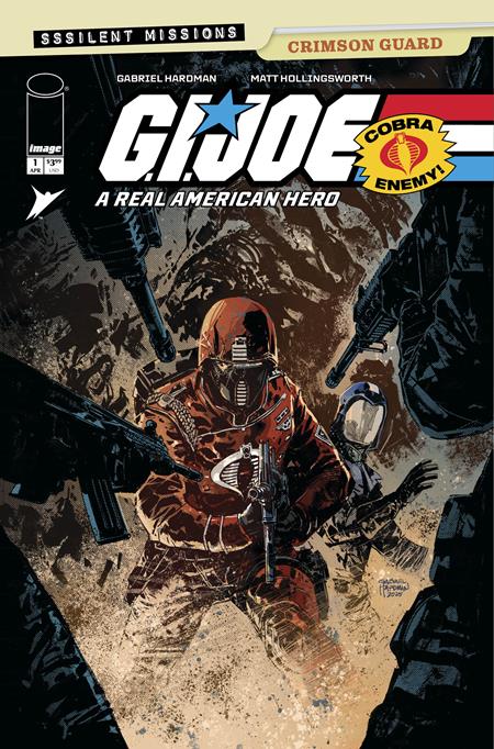 GI JOE A REAL AMERICAN HERO SSSILENT MISSIONS CRIMSON GUARD #1 (ONE SHOT) CVR A GABRIEL HARDMAN ISBN: 70985304626400111 - FOC DATE: 3/15/26  - Release Date: 4/8/26