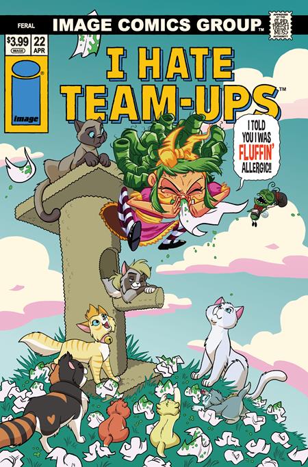 FERAL #22 CVR D TONY FLEECS I HATE FAIRYLAND TEAM UP VAR ISBN: 70985303949502241 - FOC DATE: 4/5/26  - Release Date: 4/29/26