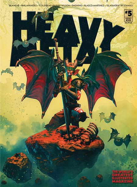 HEAVY METAL MAGAZINE #5 CVR A PASCAL BLANCHE (MR) ISBN: 85007130300100511 - FOC DATE: 3/8/26  - Release Date: 4/29/26