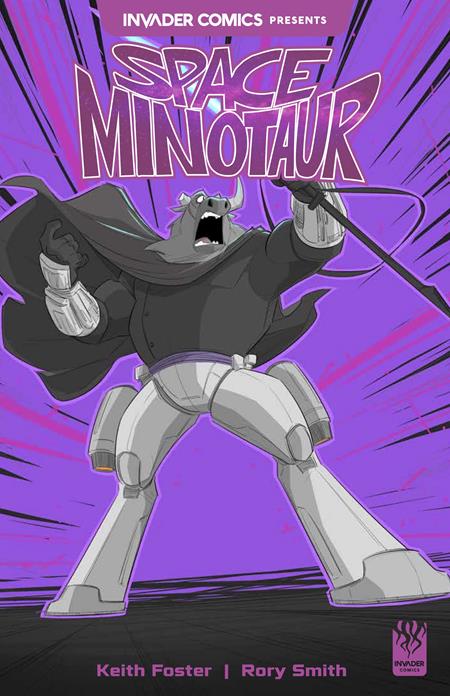 INVADER COMICS PRESENTS SPACE MINOTAUR #1 (ONE SHOT) CVR B RORY SMITH VAR ISBN: 60887064211700121 - FOC DATE: 3/15/26  - Release Date: 4/29/26