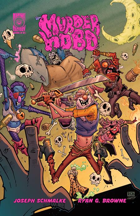 MURDER HOBO #1 CVR A RYAN G BROWNE (MR) ISBN: 78200307755400111 - FOC DATE: 3/15/26  - Release Date: 4/22/26