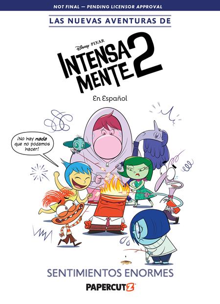 LAS NUEVAS AVENTURAS DE INTENSAMENTE 2 VOL 01 SENTIMIENTOS ENORMES HC ISBN: 978154582431351499 - FOC DATE: 3/22/26  - Release Date: 4/15/26