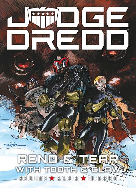 JUDGE DREDD REND AND TEAR WITH TOOTH AND CLAW TP ISBN: 9781837865451 - FOC DATE: 3/2/26  - Release Date: 4/22/26