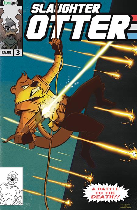 SLAUGHTER OTTER #3 CVR B J HAMMOND GI JOE ARAH #21 HOMAGE VAR  - Release Date:  5/28/2025