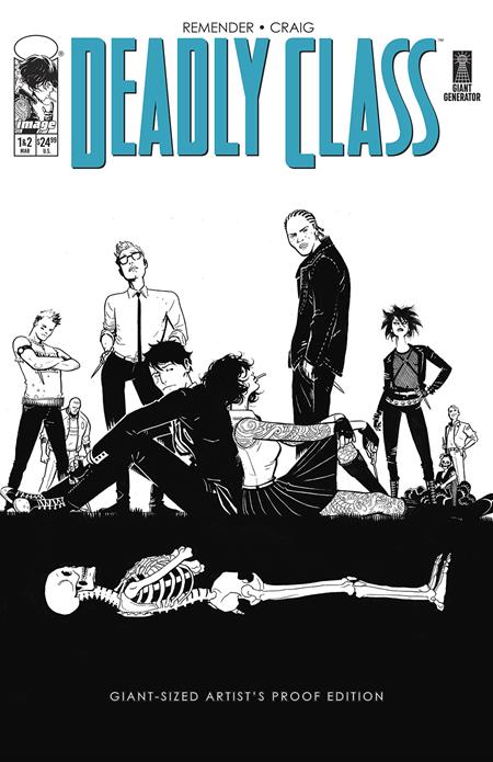 DEADLY CLASS GIANT SIZED ARTISTS PROOF EDITION CVR A WES CRAIG (MR)  - Release Date:  5/28/2025