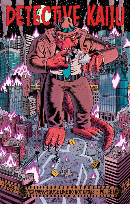 DETECTIVE KAIJU #1 (OF 4) CVR B JAKE SMITH VAR  - Release Date:  5/28/2025