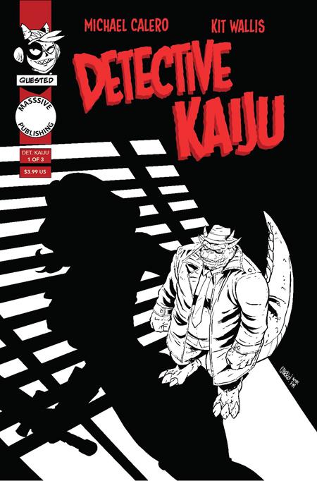 DETECTIVE KAIJU #1 (OF 4) CVR C MICHAEL CALERO NOIR HOMAGE VAR  - Release Date:  5/28/2025