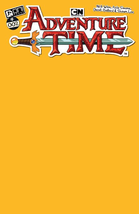 ADVENTURE TIME (2025) #2 CVR C JAKE YELLOW SKETCH VAR  - Release Date:  5/7/2025