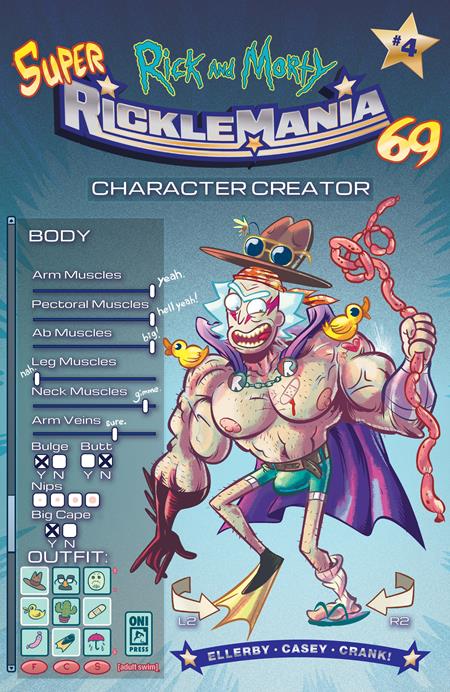 RICK AND MORTY RICKLEMANIA #4 (OF 4) CVR B FRED C STRESING VAR  - Release Date:  5/28/2025