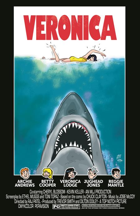 ARCHIES TV LAUGH OUT #79 FACSIMILE EDITION CVR C DAN PARENT ROSARIO TITO PENA VERONICA MOVIE POSTER FOIL VAR Limited to 1000 copies Allocations May Occur ISBN: 76281628856900131 - FOC DATE: 5/3/26  - Release Date: 5/27/26