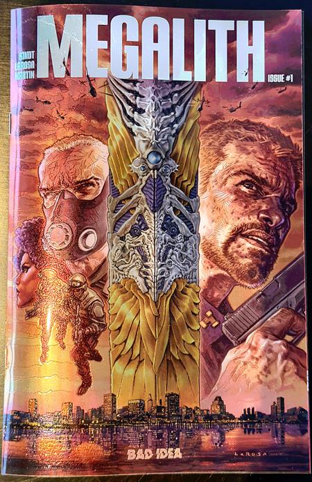 OLYMPUS SAGA MEGALITH #1 (OF 4) CVR C LEWIS LAROSA CHROMIUM VAR ISBN: 85001727742701031 - FOC DATE: 4/12/26  - Release Date: 5/13/26