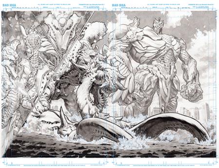 OLYMPUS SAGA MEGALITH #1 (OF 4) CVR D LEWIS LAROSA ORIGINAL ART EDITION 1 VAR ISBN: 85001727742701041 - FOC DATE: 4/12/26  - Release Date: 5/13/26