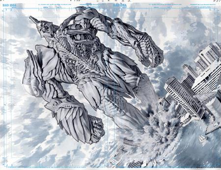 OLYMPUS SAGA MEGALITH #1 (OF 4) CVR W LEWIS LAROSA ORIGINAL ART EDITION 20 VAR ISBN: 85001727742701231 - FOC DATE: 4/12/26  - Release Date: 5/13/26