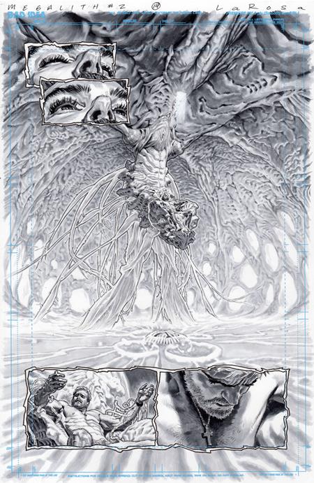 OLYMPUS SAGA MEGALITH #1 (OF 4) CVR Z LEWIS LAROSA ORIGINAL ART EDITION 23 VAR ISBN: 85001727742701261 - FOC DATE: 4/12/26  - Release Date: 5/13/26