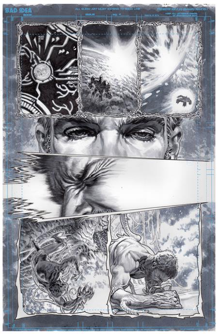 OLYMPUS SAGA MEGALITH #1 (OF 4) CVR ZC LEWIS LAROSA ORIGINAL ART EDITION 26 VAR ISBN: 85001727742701291 - FOC DATE: 4/12/26  - Release Date: 5/13/26