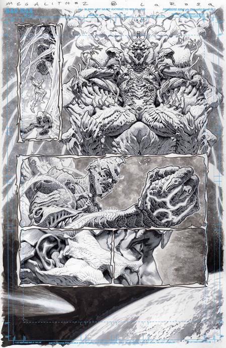 OLYMPUS SAGA MEGALITH #1 (OF 4) CVR ZF LEWIS LAROSA ORIGINAL ART EDITION 29 VAR ISBN: 85001727742701321 - FOC DATE: 4/12/26  - Release Date: 5/13/26
