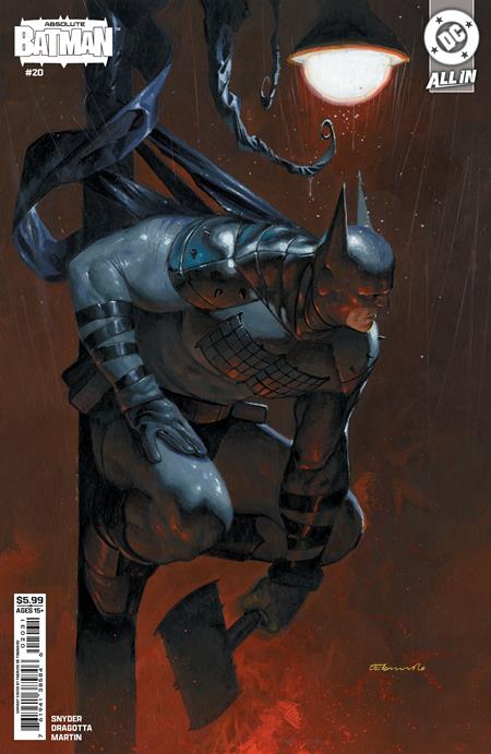 ABSOLUTE BATMAN #20 CVR C FABRIZIO DE TOMMASO CARD STOCK VAR ISBN: 76194138584602031 - FOC DATE: 4/19/26  - Release Date: 5/13/26