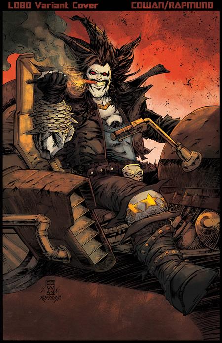 LOBO #3 CVR D DENYS COWAN CARD STOCK VAR ISBN: 76194139718400341 - FOC DATE: 4/26/26  - Release Date: 5/20/26