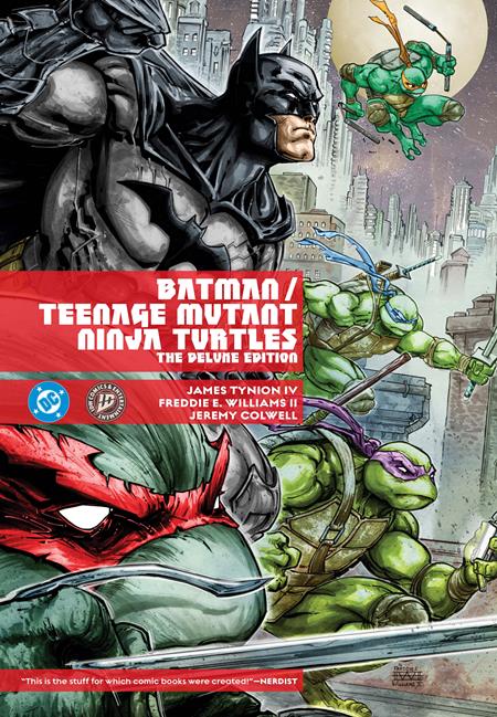 BATMAN TEENAGE MUTANT NINJA TURTLES THE DELUXE EDITION HC (2026 EDITION) ISBN: 978179951355153999 - FOC DATE: 4/19/26  - Release Date: 7/14/26