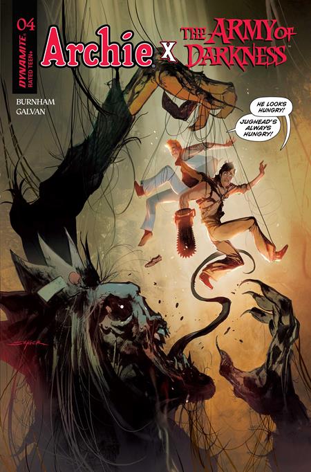 ARCHIE X ARMY OF DARKNESS #4 CVR E STUART SAYGER VAR ISBN: 72513036283404051 - FOC DATE: 4/19/26  - Release Date: 5/13/26