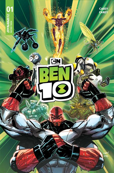 BEN 10 #1 CVR A ROBERT CAREY ISBN: 72513036343501011 - FOC DATE: 4/12/26  - Release Date: 5/6/26