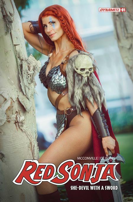 RED SONJA SHE DEVIL WITH A SWORD #1 CVR E WOMAN OF WONDER COSPLAY VAR ISBN: 72513036484501051 - FOC DATE: 4/12/26  - Release Date: 5/6/26