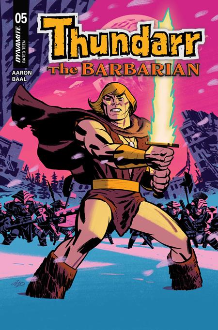THUNDARR THE BARBARIAN #5 CVR A MICHAEL CHO ISBN: 72513036251305011 - FOC DATE: 5/3/26  - Release Date: 5/27/26