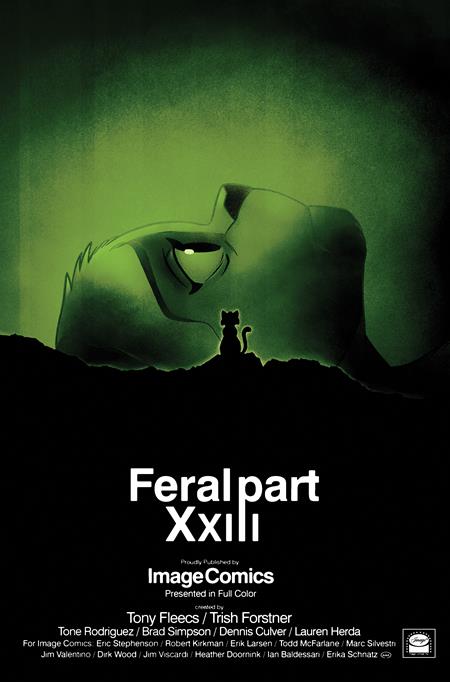 FERAL #23 CVR B TONY FLEECS & ALLEN PASSALAQUA HOMAGE VAR ISBN: 70985303949502321 - FOC DATE: 5/3/26  - Release Date: 5/27/26