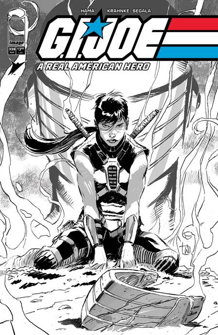 GI JOE A REAL AMERICAN HERO #328 CVR B LEE WEEKS B&W VAR ISBN: 70985303878832821 - FOC DATE: 4/19/26  - Release Date: 5/13/26