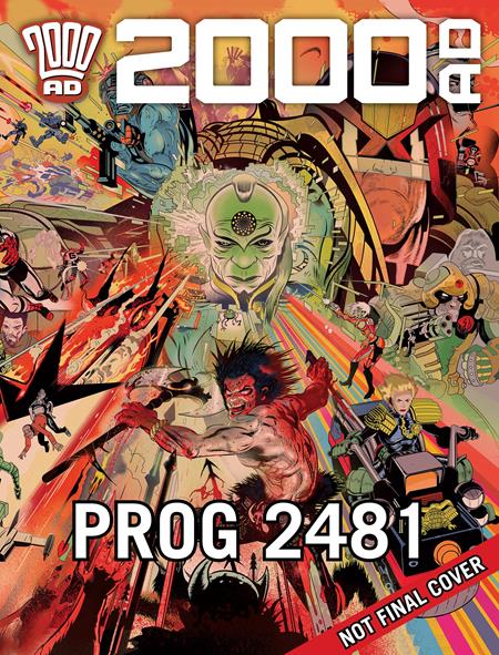 2000 AD PROG #2481 ISBN: 977026228432681 - FOC DATE: 3/29/26  - Release Date: 5/20/26