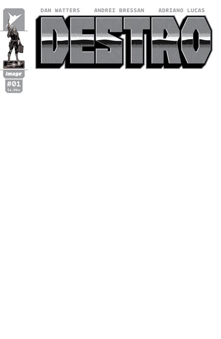 DESTRO #1 (OF 5) CVR H BLANK SKETCH VAR - Release Date:  6/19/24