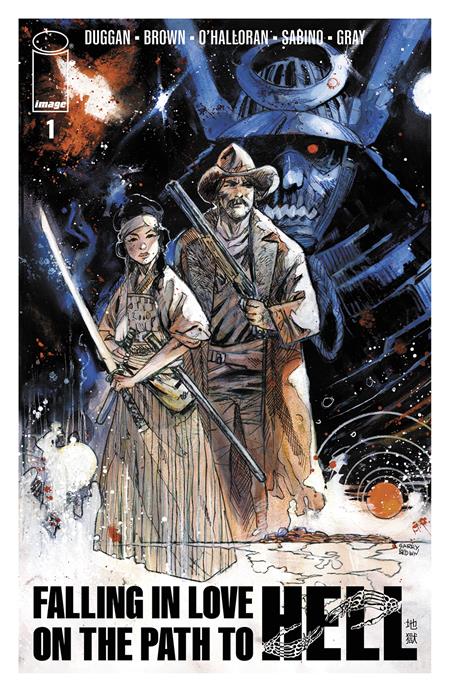 FALLING IN LOVE ON THE PATH TO HELL #1 CVR A GARRY BROWN - Release Date:  6/5/24