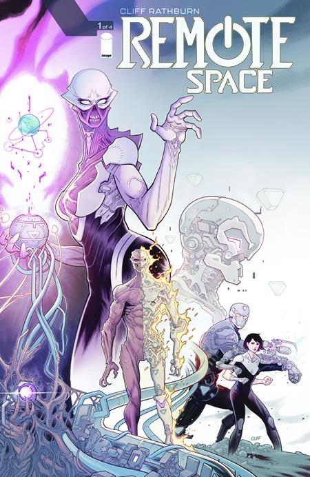 REMOTE SPACE #1 (OF 4) CVR A CLIFF RATHBURN WRAPAROUND - Release Date:  6/12/24