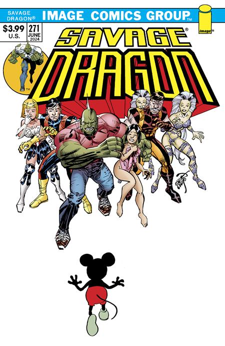 SAVAGE DRAGON #271 CVR B ERIK LARSEN 70S TRADE DRESS VAR (MR) - Release Date:  6/19/24