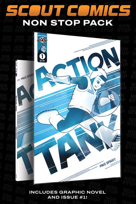 ACTION TANK VOL 1 SCOOT COLLECTORS PACK #1 AND COMPLETE TP (NON STOP) - Release Date:  6/12/24