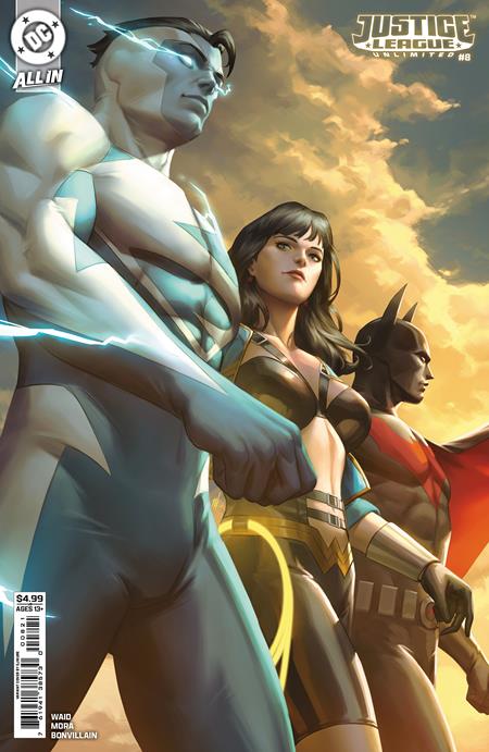 JUSTICE LEAGUE UNLIMITED #8 CVR B EJIKURE CARD STOCK VAR (WE ARE YESTERDAY)  - Release Date:  6/25/25