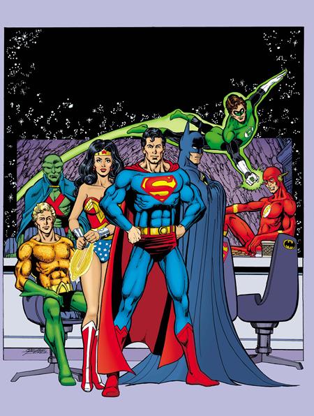 JUSTICE LEAGUE UNLIMITED #8 CVR F GEORGE PEREZ LEGACY CARD STOCK VAR (WE ARE YESTERDAY)  - Release Date:  6/25/25