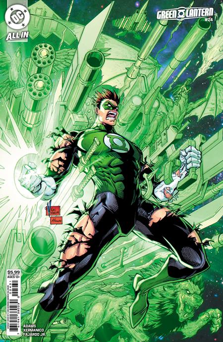 GREEN LANTERN #24 CVR C V KEN MARION CARD STOCK VAR  - Release Date:  6/25/25
